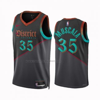 Maglia Washington Wizards Mike Muscala #35 Citta 2023-24 Nero