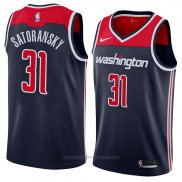 Maglia Washington Wizards Tomas Satoransky #31 Statement 2018 Nero