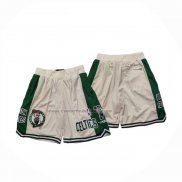 Pantaloncini Boston Celtics Just Don Bianco1