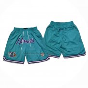 Pantaloncini Charlotte Hornets Throwback Just Don Verde