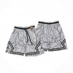 Pantaloncini Jordan Just Don Bianco Nero1