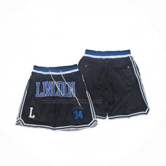 Pantaloncini Lincoln Jesus Shuttlesworth Nero