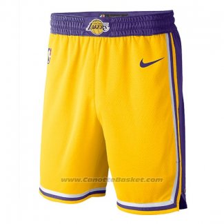 Pantaloncini Los Angeles Lakers Icon 2018-19 Giallo