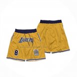 Pantaloncini Los Angeles Lakers Mitchell & Ness 1996-97 Giallo