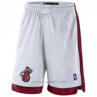 Pantaloncini Miami Heat Bianco