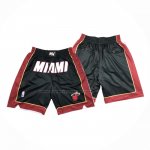 Pantaloncini Miami Heat Just Don Rosso Nero