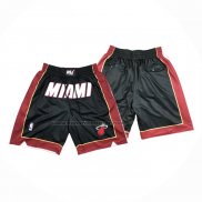 Pantaloncini Miami Heat Just Don Rosso Nero