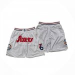 Pantaloncini Philadelphia 76ers Citta Just Don 2024-25 Bianco