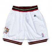 Pantaloncini Philadelphia 76ers Retro Bianco