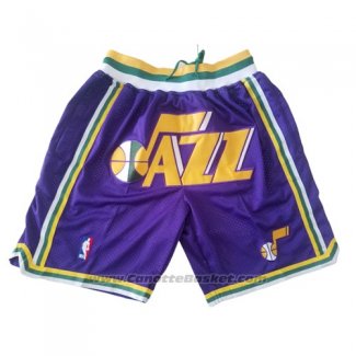 Pantaloncini Utah jazz Just Don Viola