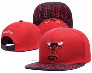 Cappellino Chicago Bulls Rosso Nero3