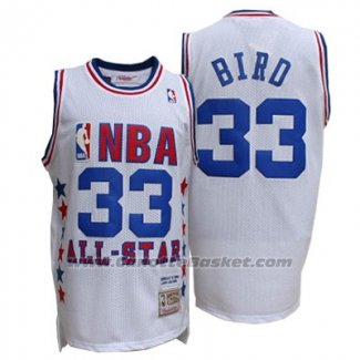 Maglia All Star 1990 Larry Bird #33 Bianco