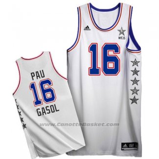 Maglia All Star 2015 Pau Gasol #16 Bianco