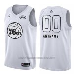 Maglia All Star 2018 Philadelphia 76ers Nike Personalizzate Bianco