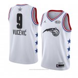 Maglia All Star 2019 Orlando Magic Nikola Vucevic #9 Bianco