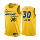 Maglia All Star 2021 Golden State Warriors Stephen Curry #30 Or