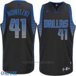 Maglia Ambiente Dallas Mavericks Dirk Nowitzki #41 Nero