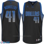 Maglia Ambiente Dallas Mavericks Dirk Nowitzki #41 Nero