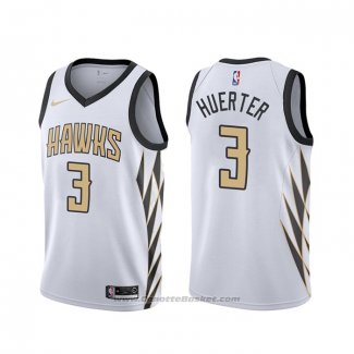 Maglia Atlanta Hawks Kevin Huerter #3 Citta Bianco