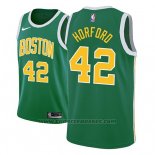 Maglia Boston Celtics Al Horford #42 Earned 2018-19 Verde