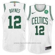 Maglia Boston Celtics Aron Baynes #12 Association 2018 Bianco