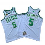 Maglia Boston Celtics Kevin Garnett #5 2007-08 Finals Bianco