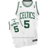Maglia Boston Celtics Kevin Garnett #5 Bianco