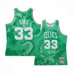 Maglia Boston Celtics Larry Bird #33 Asian Heritage Throwback 1985-86 Verde