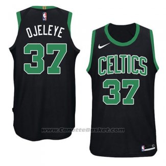 Maglia Boston Celtics Semi Ojeleye #37 Statement 2018 Nero