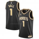 Maglia Charlotte Hornets LaMelo Ball #1 Select Series Or Nero