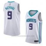 Maglia Charlotte Hornets Mangok Mathiang #9 Association 2018 Bianco