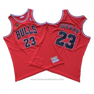 Maglia Chicago Bulls Michael Jordan #23 1997-98 Finals Rosso