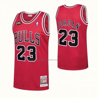 Maglia Chicago Bulls Michael Jordan NO 23 1997-98 Nba Finals Mitchell & Ness Rosso