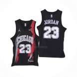 Maglia Chicago Bulls Michael Jordan NO 23 Fashion Royalty Nero