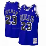 Maglia Chicago Bulls Michael Jordan No 23 Mitchell & Ness 1997-98 Blu2