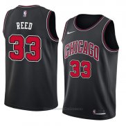 Maglia Chicago Bulls Willie Reed #33 Statement 2018 Nero