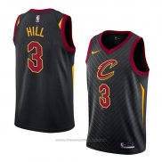 Maglia Cleveland Cavaliers George Hill #3 Statement 2018 Nero