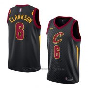 Maglia Cleveland Cavaliers Jordan Clarkson #6 Statement 2018 Nero