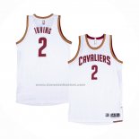 Maglia Cleveland Cavaliers Kyrie Irving #2 Throwback Bianco