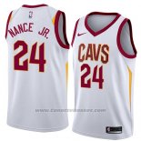 Maglia Cleveland Cavaliers Larry Nance Jr. #24 Association 2018 Bianco