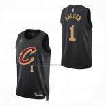 Maglia Cleveland Cavaliers Max Strus No 1 Citta 2025-26 Nero