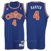 Maglia Cleveland Cavaliers Ron Harper #4 Retro 2008 Blu