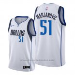 Maglia Dallas Mavericks Boban Marjanovic #51 Association Bianco