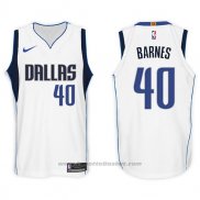 Maglia Dallas Mavericks Harrison Barnes #40 2017-18 Bianco