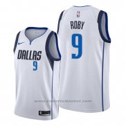 Maglia Dallas Mavericks Isaiah Roby #9 Association Bianco