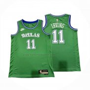 Maglia Dallas Mavericks Kyrie Irving No 11 Classic 2025-26 Verde