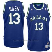 Maglia Dallas Mavericks Steve Nash #13 Retro Blu