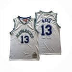 Maglia Dallas Mavericks Steve Nash No 13 Mitchell & Ness 1998-99 Bianco