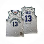 Maglia Dallas Mavericks Steve Nash No 13 Mitchell & Ness 1998-99 Bianco