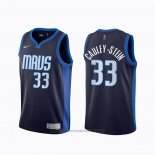 Maglia Dallas Mavericks Willie Cauley-stein #33 Earned 2020-21 Blu